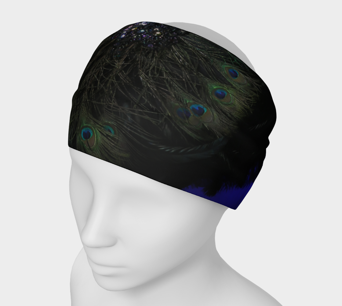 Peacock Blue Head Band