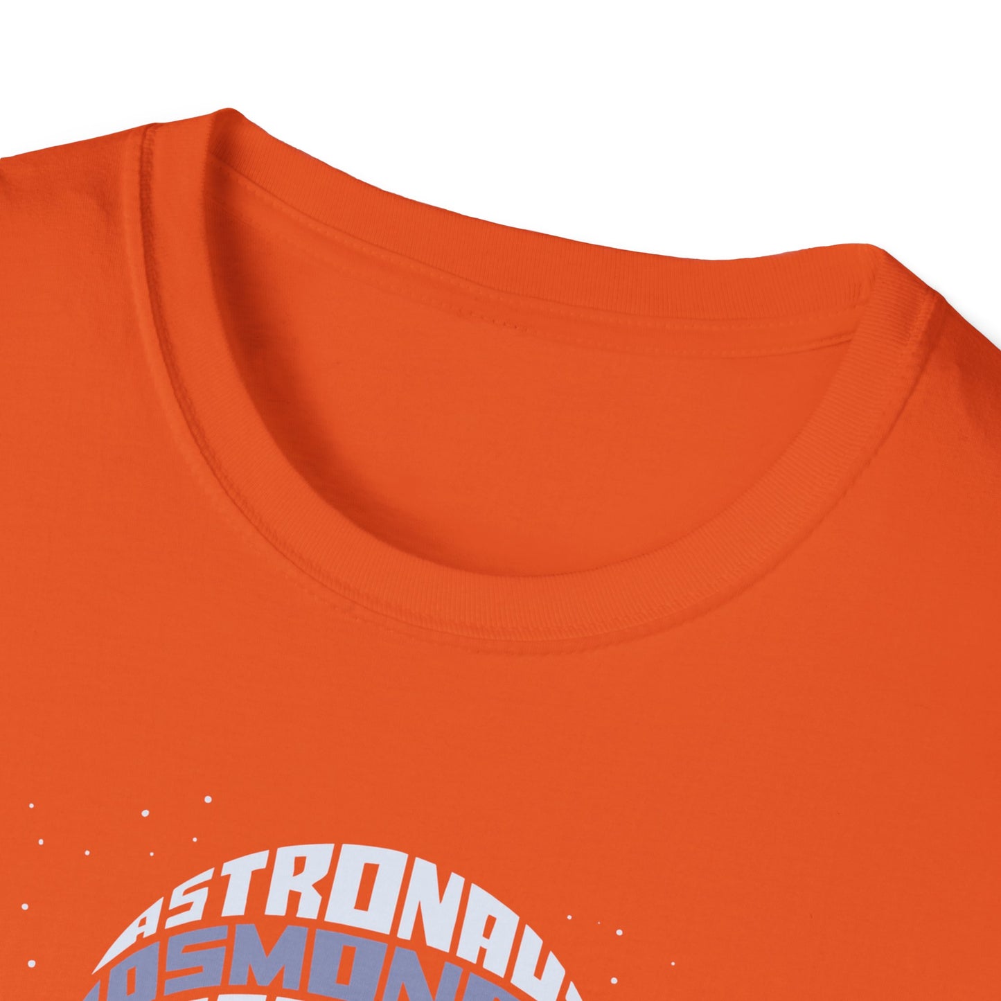 Astronaut Typography T-Shirt — Retro Space Explorer Word Art Tee