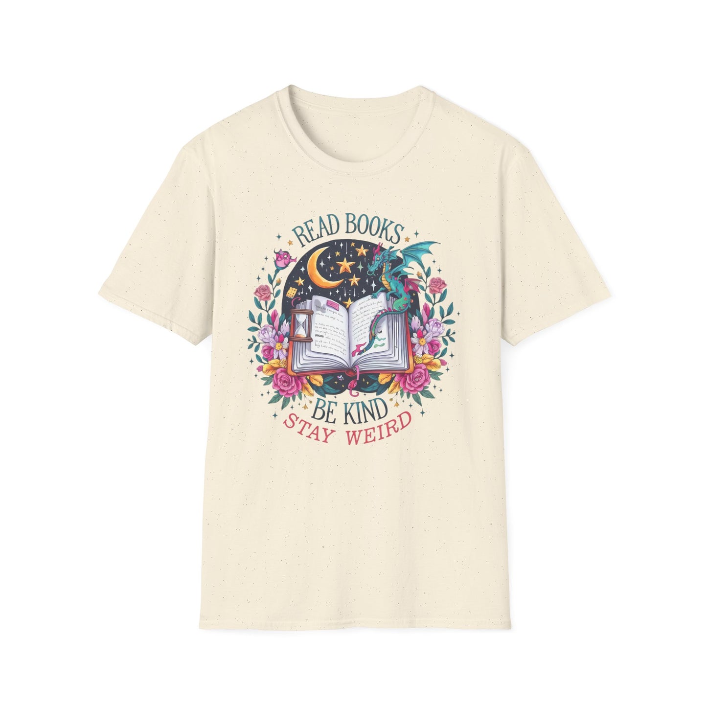 Read Books, Be Kind, Stay Weird T-Shirt — Magical Booklover Tee