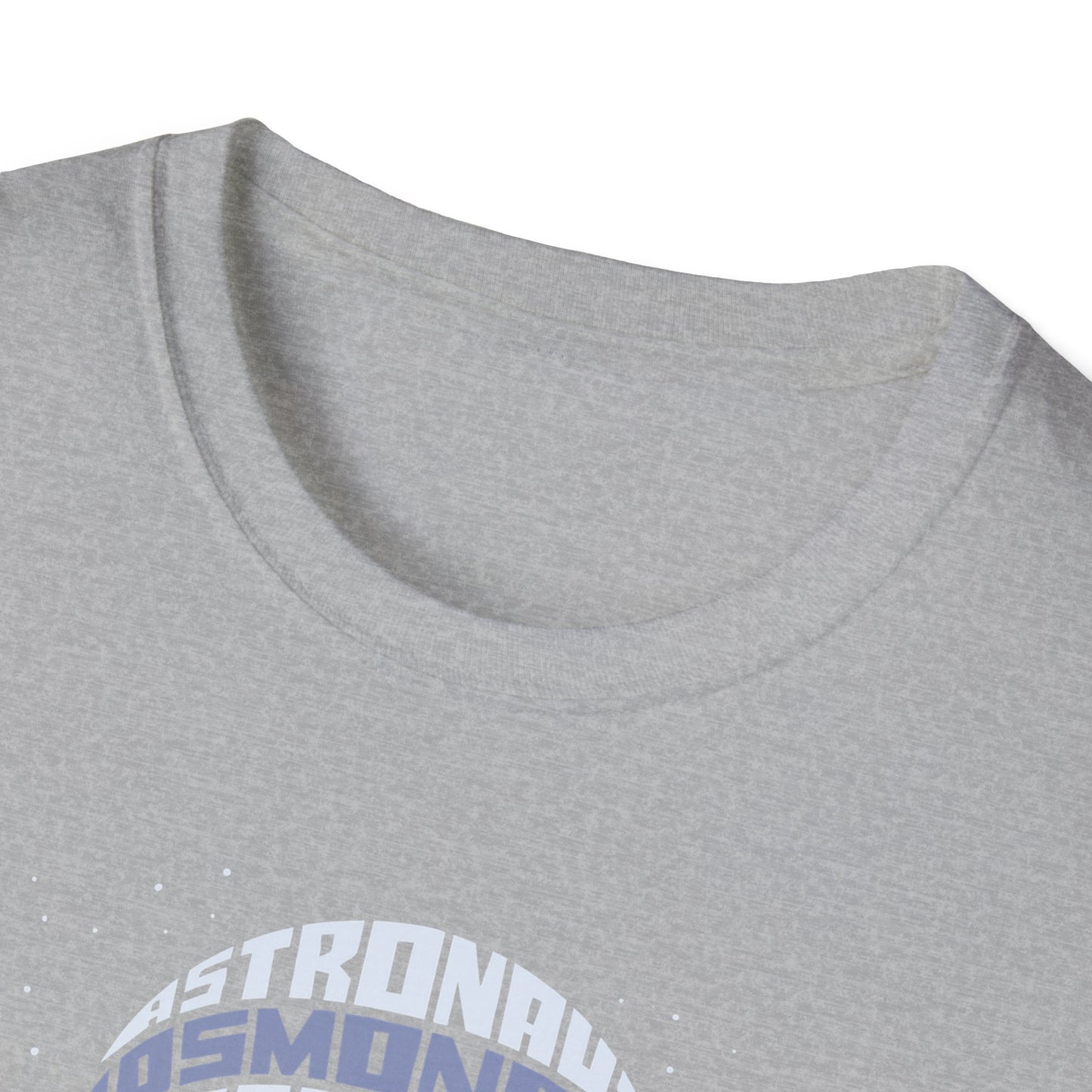 Astronaut Typography T-Shirt — Retro Space Explorer Word Art Tee